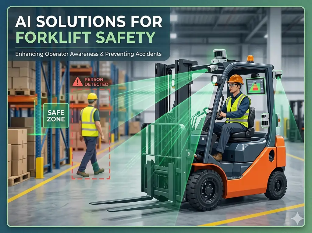 AI Solutions for forklift tracking and safety by LocaXion